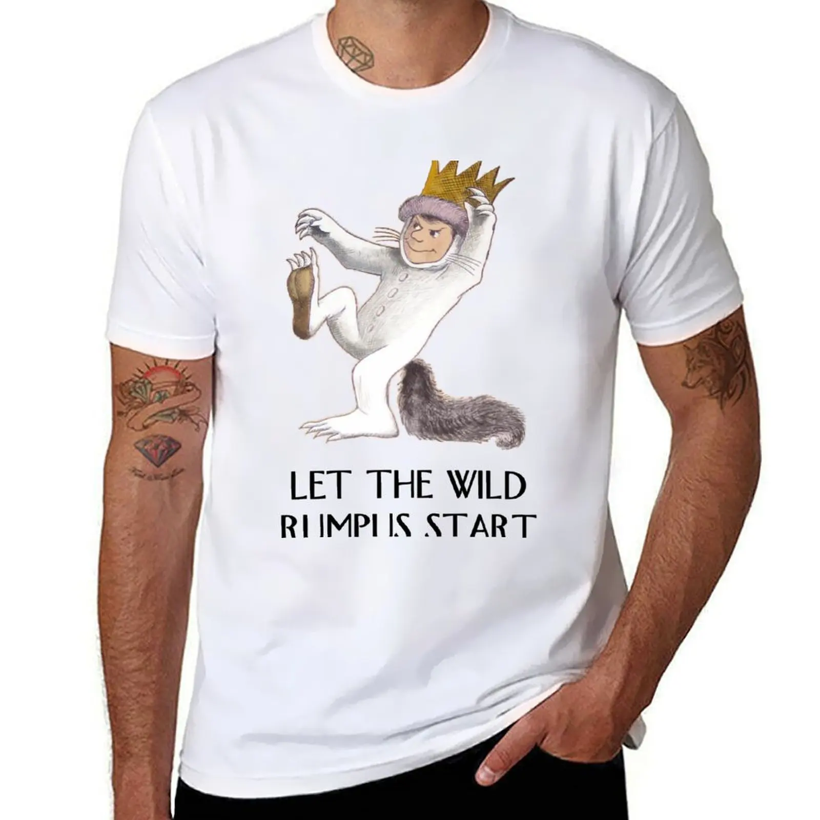 

Let the Wild Rumpus Start - Where the Wild Things Are - Max The Wild Rumpus Custom Graphic T-Shirt anime tshirt T-Shirt