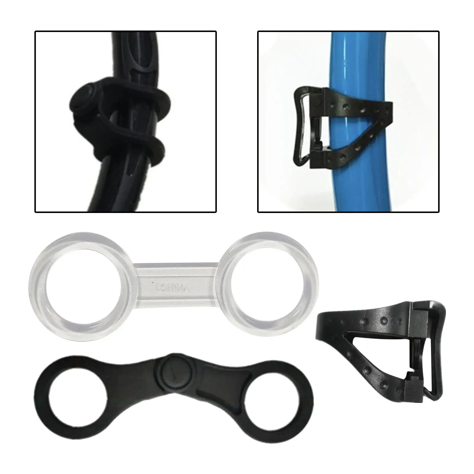 Snorkel Retainer Snorkel Keeper เปลี่ยน Quick Release แบบพกพา, ดําน้ํา