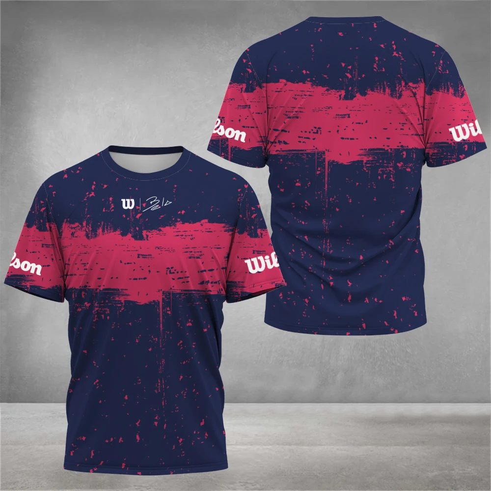 Ropa de tenis para hombre de verano 2024, camisetas deportivas de secado rápido de gran tamaño, nueva camiseta Unisex de manga corta de baloncesto
