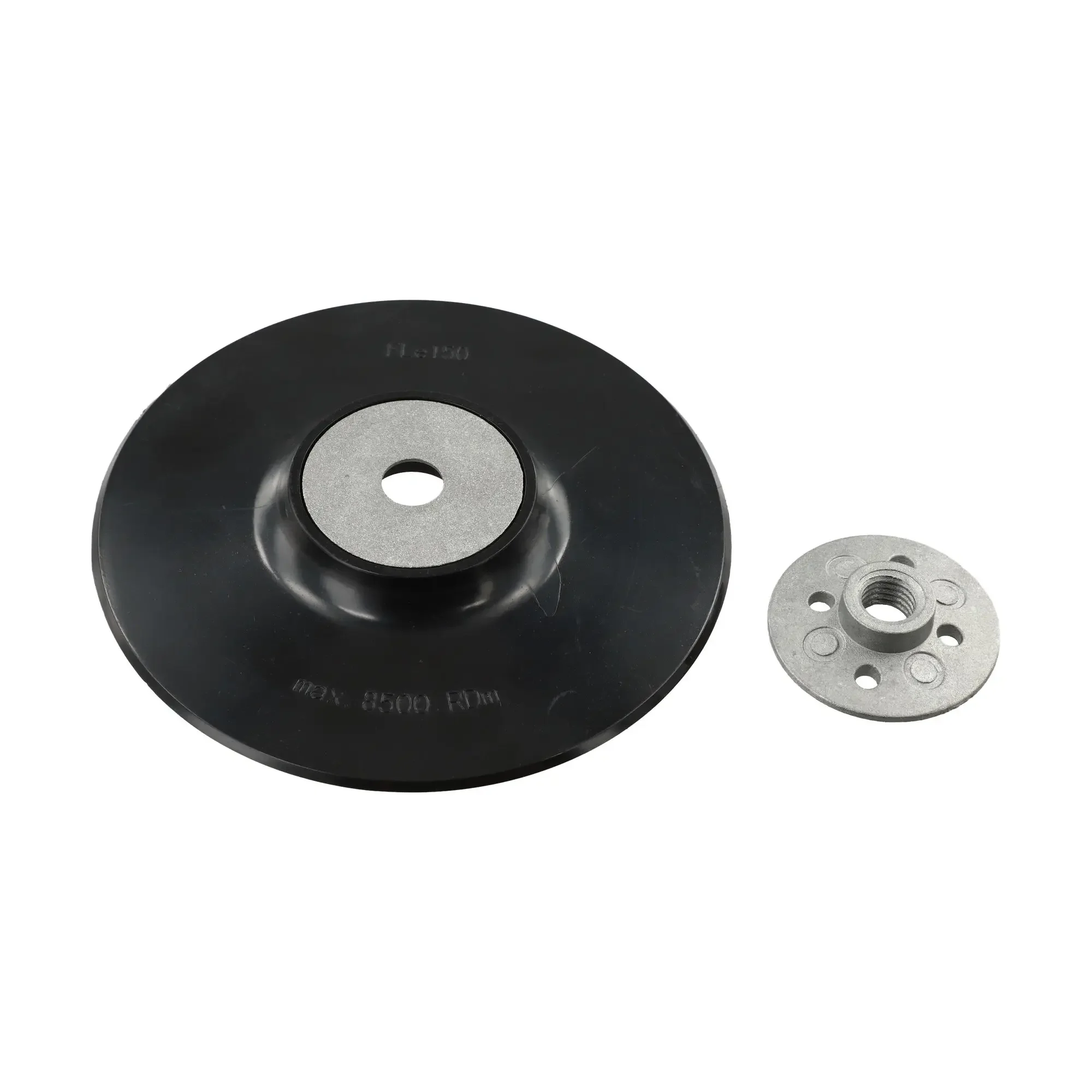 6 Inch 150mm Backing Pad with For M14 Thread Lock Nut for Attachment to For Angle Grinders with Fibre Disc Sanding Tools