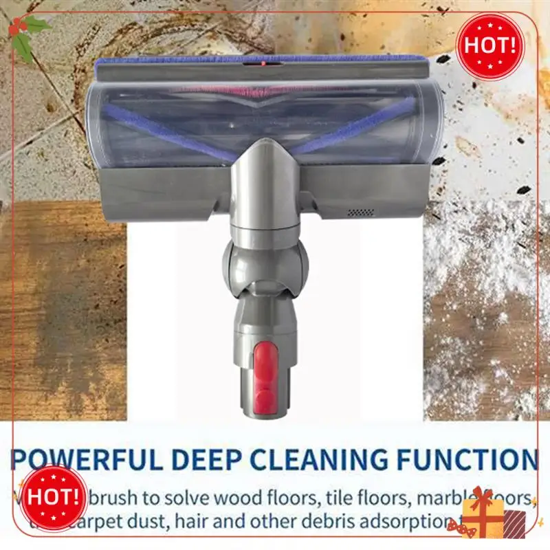 رأس منظف محرك عزم الدوران ABLE لأجزاء المكنسة الكهربائية دايسون V7 V8 V10 V11 V15 G5 مع كشف الغبار LED لتنظيف أرضية السجاد