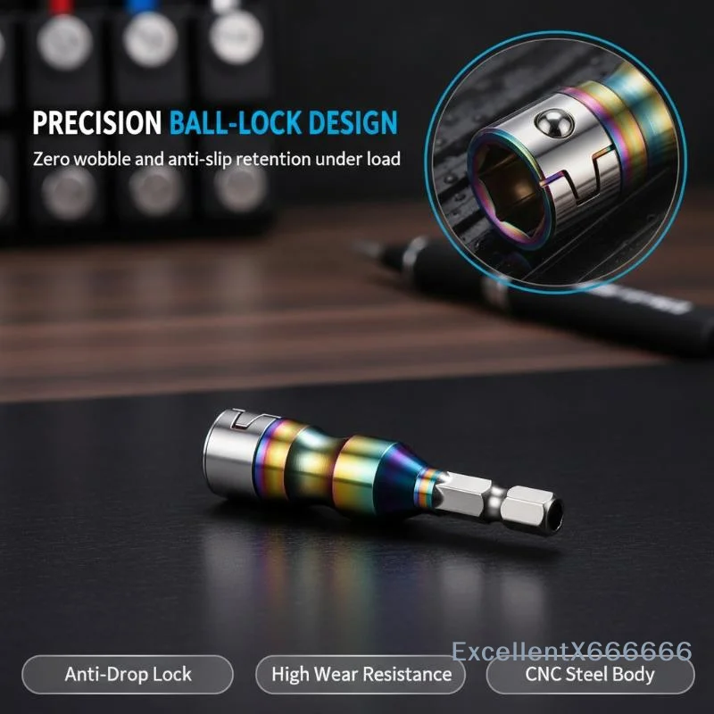 Drill Socket Adapter Converter Quick Release Self-Locking For Motorcycle Repair
