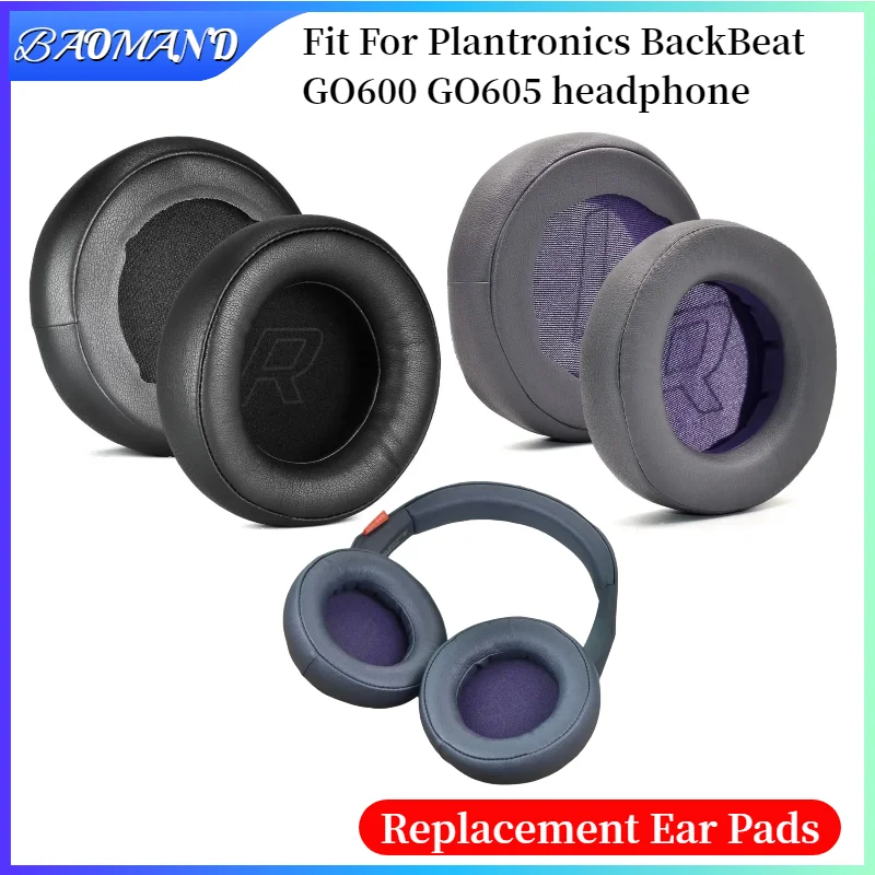 

Replacement Ear Pads for Plantronics BackBeat GO600 GO605 Headphones Memory Foam Ear Cushions High Quality
