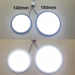 φ140/180mm 12 volts led luzes de cúpula 24v painel teto/telhado lâmpada para veículos de negócios de luxo rvs caravana reboque motorhome iate