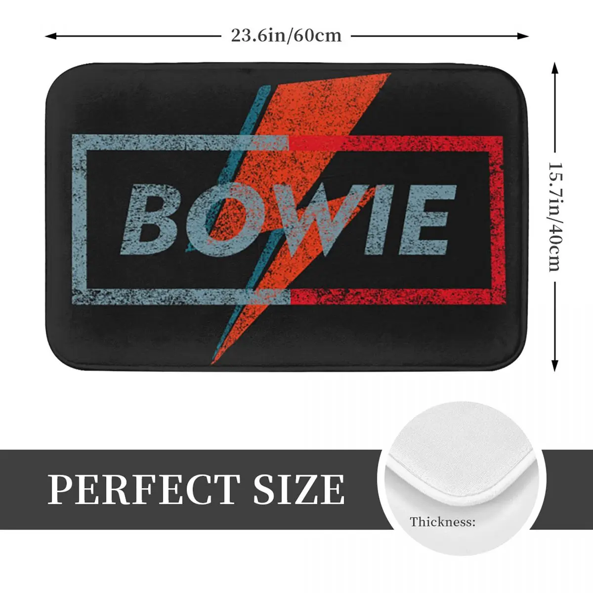 D-David-S B-Bowies-S Cosmic Distressed Non-slip Doormat Floor Mat Carpet Rug for Kitchen Entrance Home Bathroom Footpad Mats