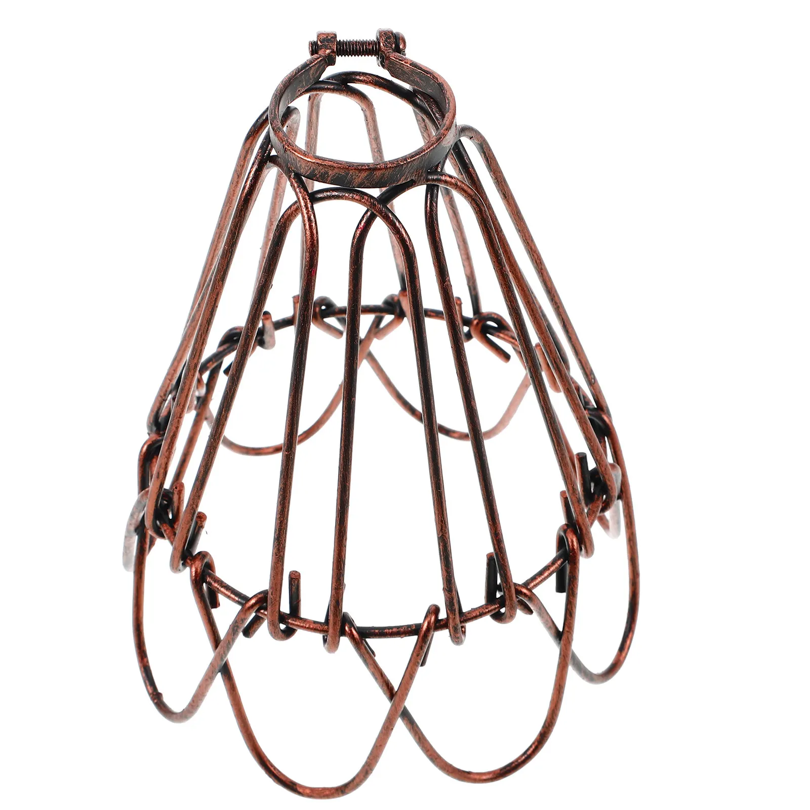 Vintage Lampshade Hollow Metal Light Shade Iron Wire Lamp Cover Pendant Lights Cover Decorative Lamp Frame for Home Office Cafe