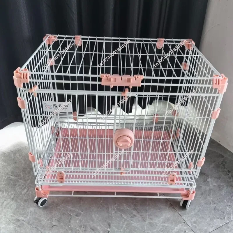 Dog cage DIY folding square buckle cage pet supplies