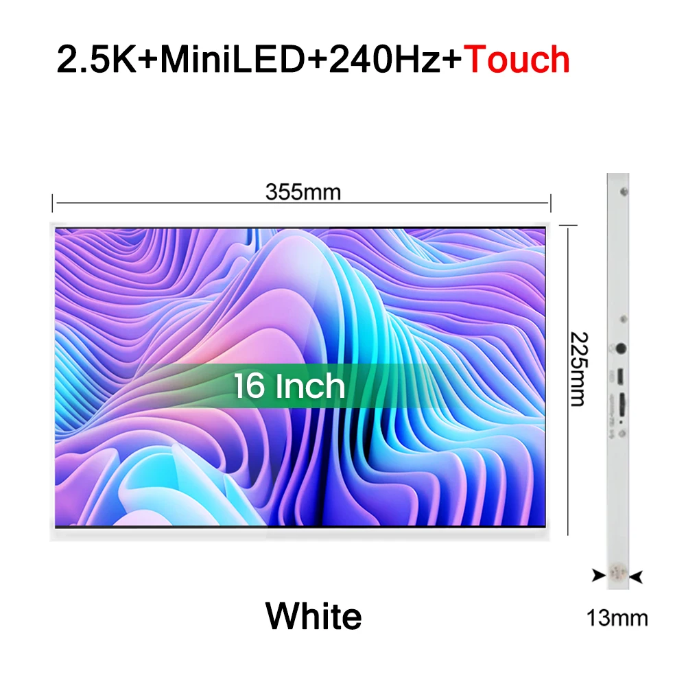 REALZA MiniLED モバイルモニター 16インチ 240hz S1eecd1276fb24316850e0a0616e3c
