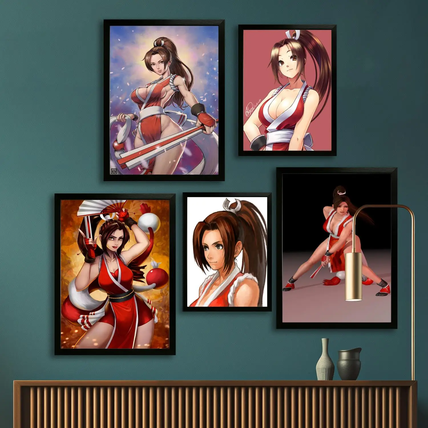 mai shiranui холст художественный постер и настенная художественная картина печать, современные семейные постеры для декора спальни, декоративная живопись