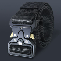 Alloy Buckle Tactical Cobra Belt Outdoor Sports Nylon Belt for Men Youth All-match Waistband