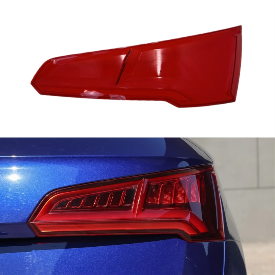 For Audi Q5L 2018 2019 2020 Accessories For The Car Replacement Car Lights Shell Rear Fog Lights Car Taillight Lens Cover