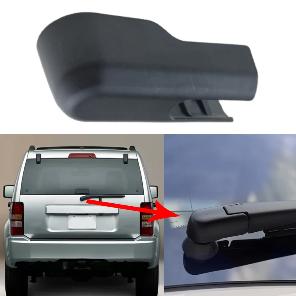 Rear Windshield Wiper Arm Nut Cover Cap for Jeep Liberty 6 Cyl 3.7L 2008 2009 2010 2011 2012 57010204AB 57010204AA