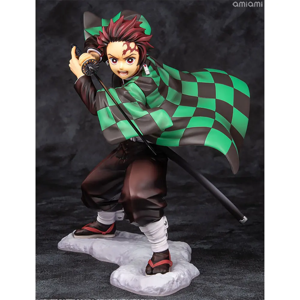 19CM Anime Demon Slayer Figure Zouma Monzekoro Holding Sword Anime Model Toy Gift Collection Decoration Ornament PVC