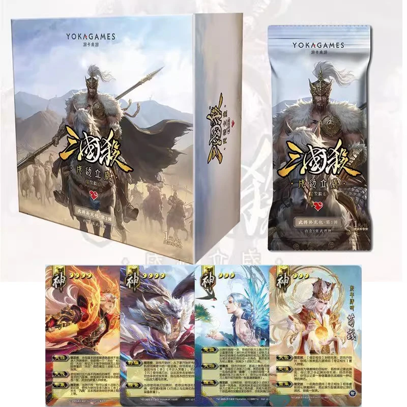 

Карты Fun, оригинальные карты-убийцы трех королевств, пакет расширения, редкая коллекционная карта Wei-типа Generals, периферийные устройства аниме, подарочные игрушки