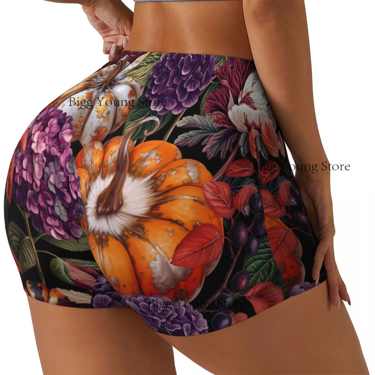 

Женские шорты для йоги Тыквы Антикварные шорты для тренировок Фитнес быстросохнущие женские шорты для йоги в тренажерном зале для бега Брюки Спортивная одежда