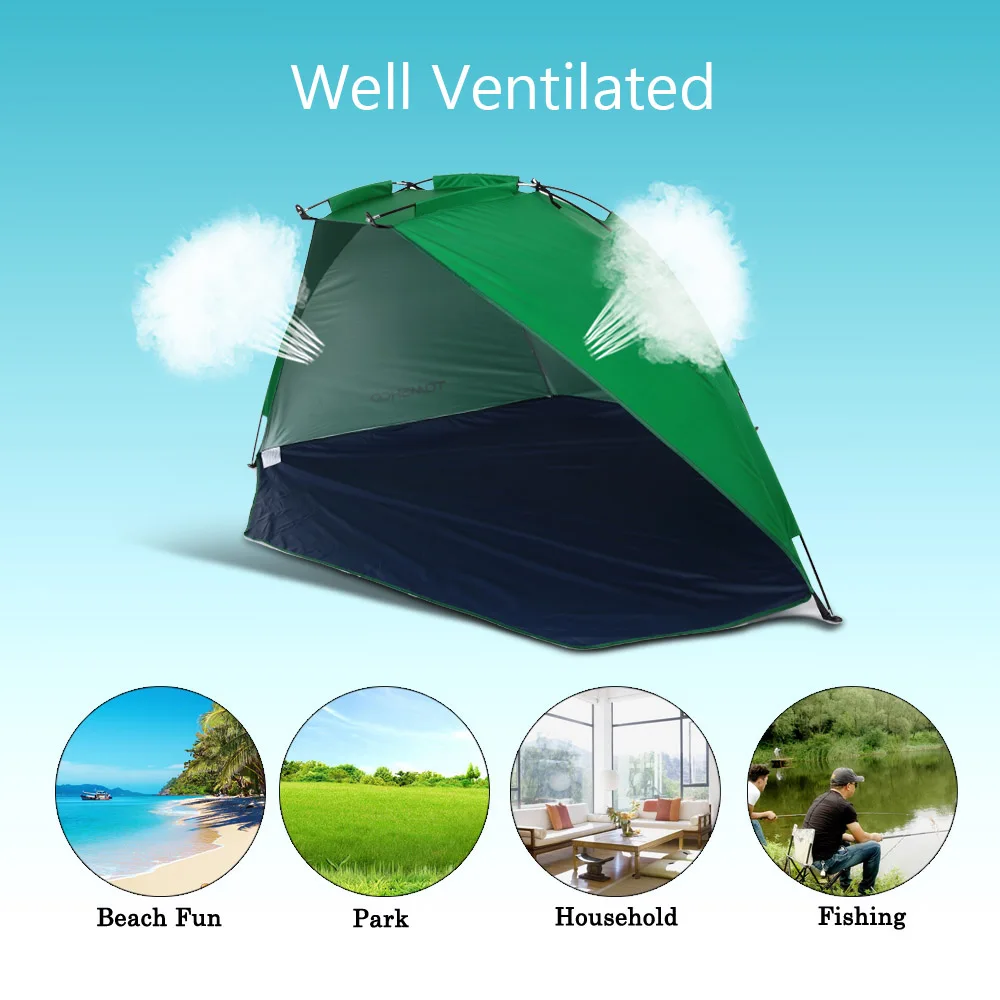 

Outdoor Sports Sunshade Tent Good Ventilation for Fishing Picnic Beach Park Picnic or Having Beach Fun