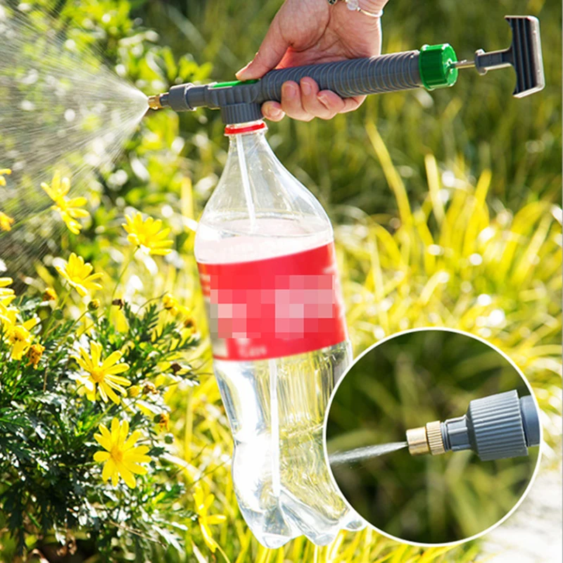 

High-pressure Adjustable Nozzle Air Pump Hand Sprayer Beverage Bottle Sprayer Watering Tools Car Cleaning Accessories Wholesale