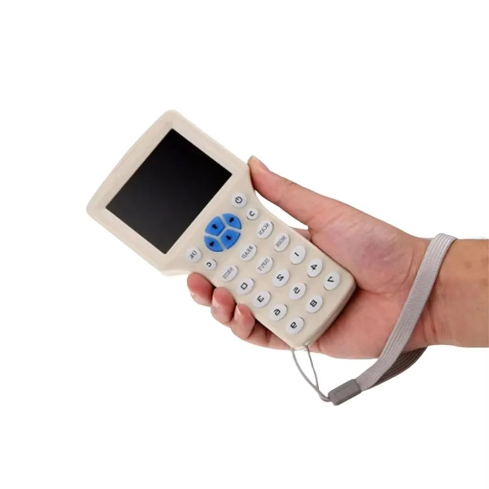 10 Frequency English Version RFID Smart Copier 13.56Mhz UID CUID Chip Card Clone Copier 125KHz T5577 Key Card Reader Programmer