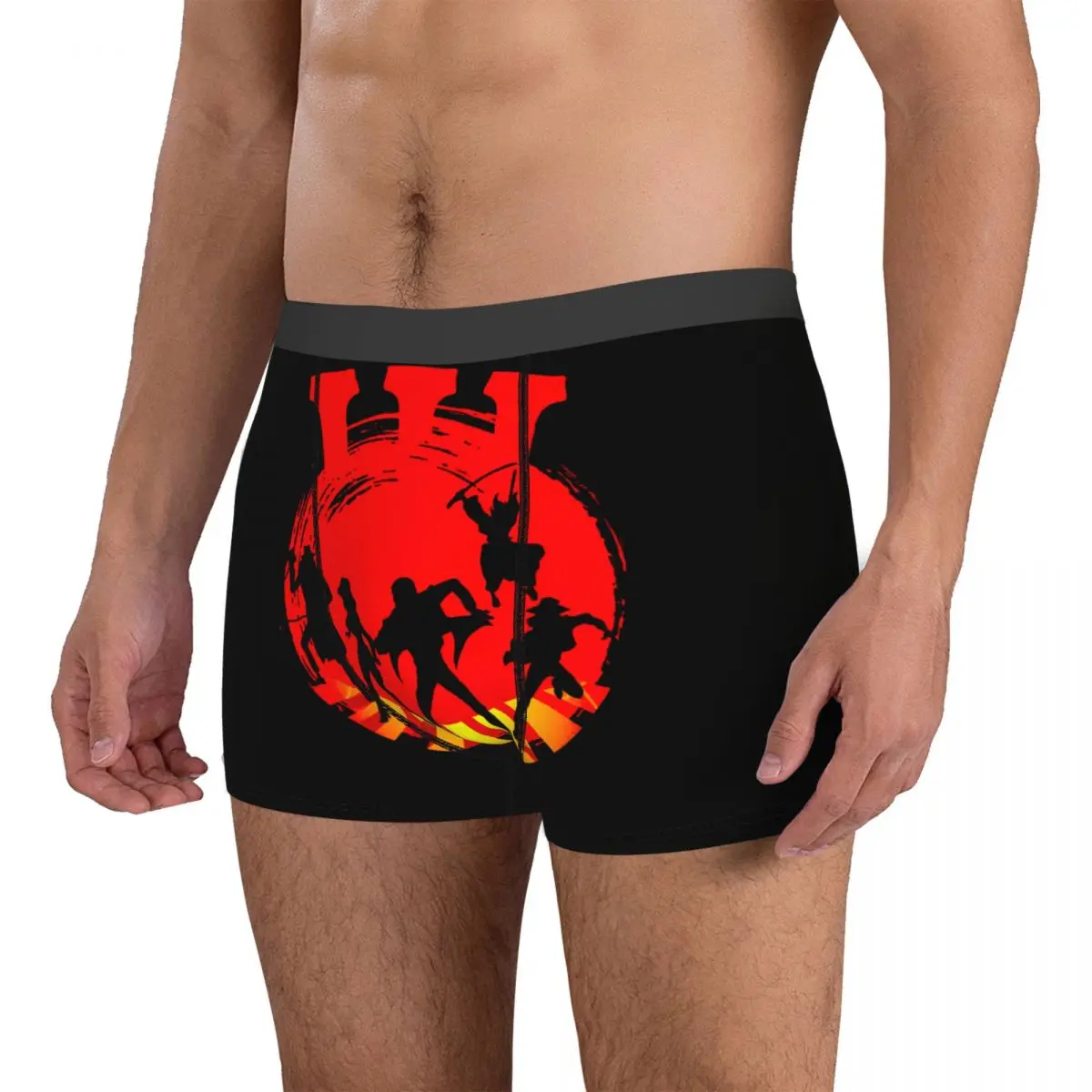 Lupin III Family Monkey Punch 11 Men's Boxer Briefs Graphic Cool Exotic Undies Funny Novelty Four Seasons Wearable