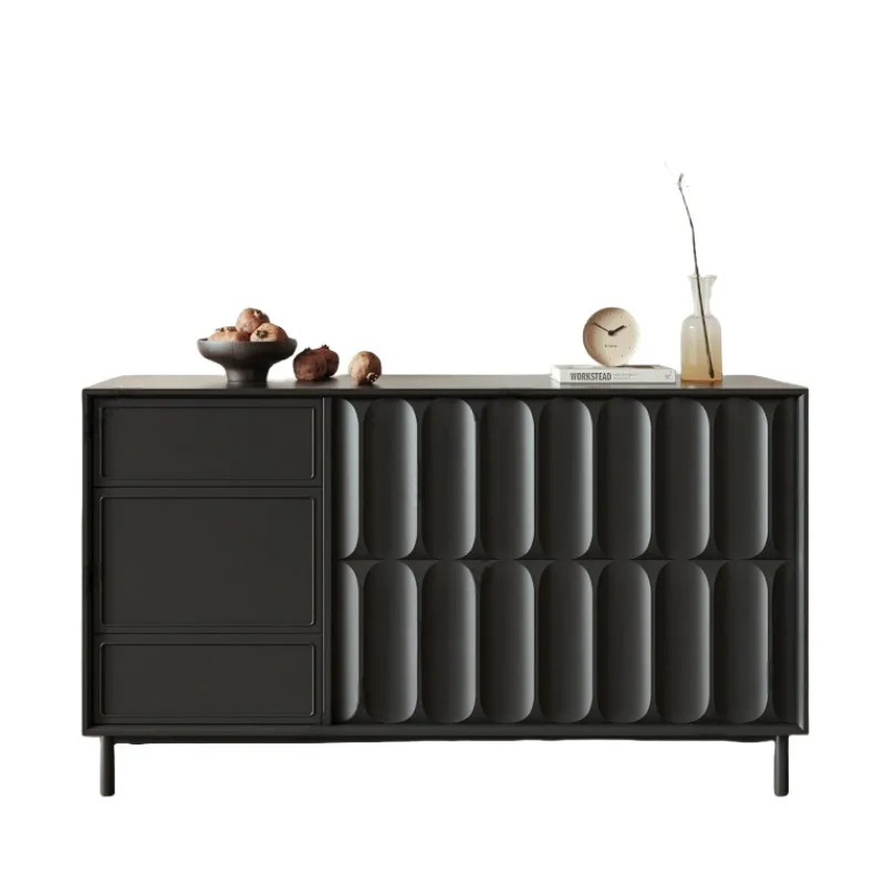Italian paint side cabinet, tea cabinet against the wall