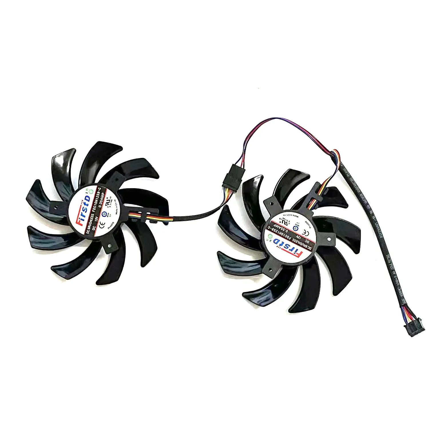 85 мм 4-контактный FDC10H12S9-C T129215SU подходит для видеокарты SJS RX 6600 8G SOYO AMD Radeon RX 6600 XT