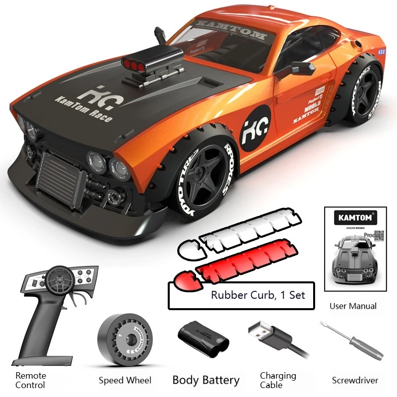 

Kamtom Km3299 1:32 Scale 4wd Rc Car Adjustable Wheelbase Led Lights Usb Rechargeable Long Endurance Esp Gyro Equipped Drift Toy