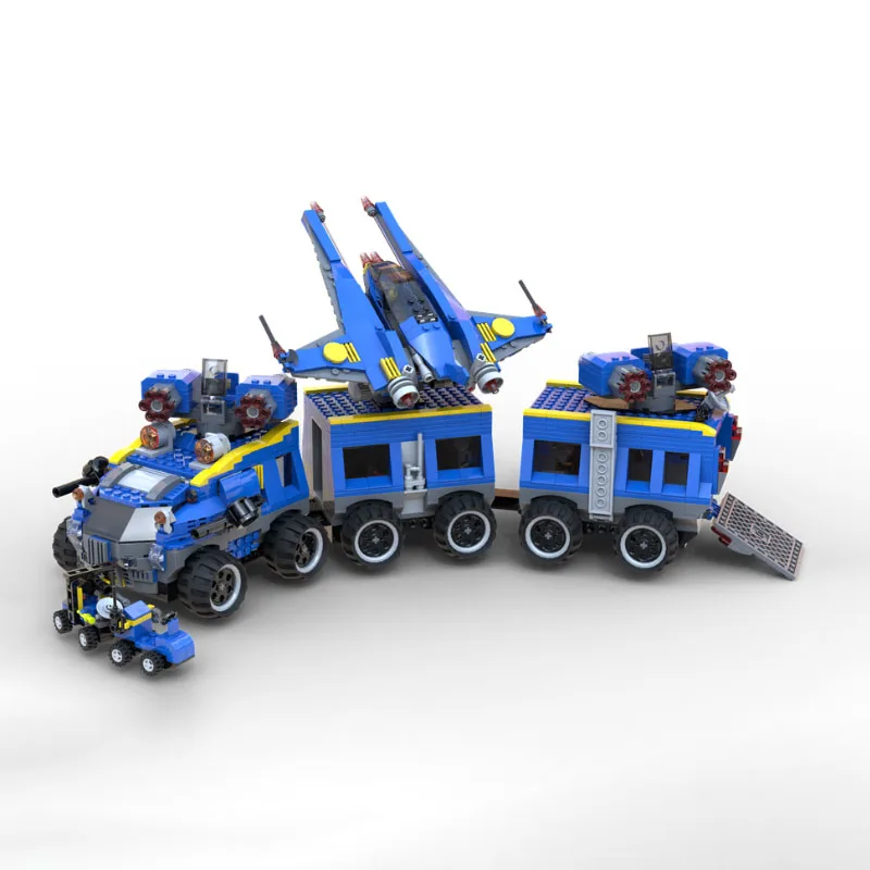 1379PCS MOC Earth Defense HQ - Definitive Edition Assembling building block models for kids, educational toys, gifts, ornaments