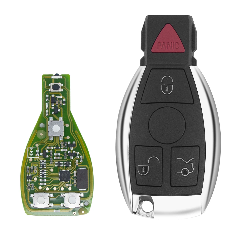 dahai Klucz samochodowy zdalnego sterowania do Mercedes Benz w164 W203 W204 W205 W210 W211 W212 W221 A B C E S Class BGA &NEC 315/433Mhz Card