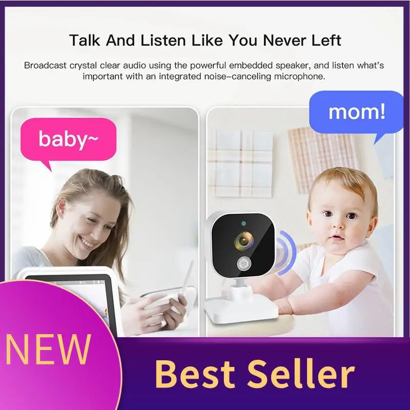 

HFES 2.8Inch Wireles Baby Monitor With Camera Audio 2-Way Talk Video Babyphone IPS Screen Baby Videophone Baby Nanny Durable US