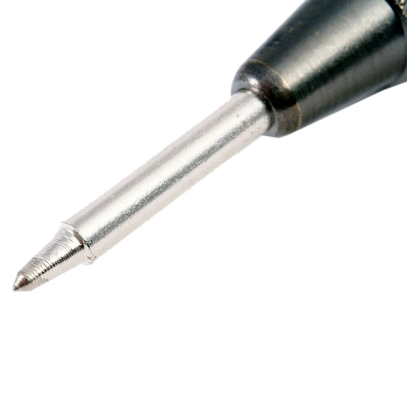 Poinçon central automatique A23T, 2 pièces, à ressort, robuste, pour métal et bois, pour marquage et poinçonnage, avec fenêtre de localisation réglable