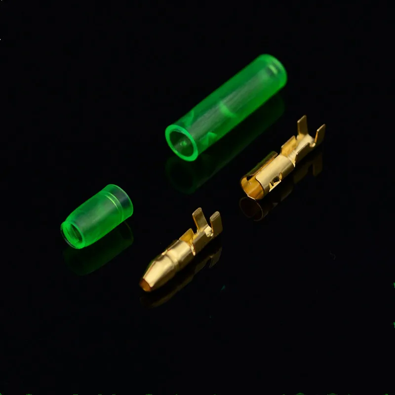 20sets=80pcs 4.0 bullet terminal car electrical wire connector diameter 4mm pin set Female + Male + Case