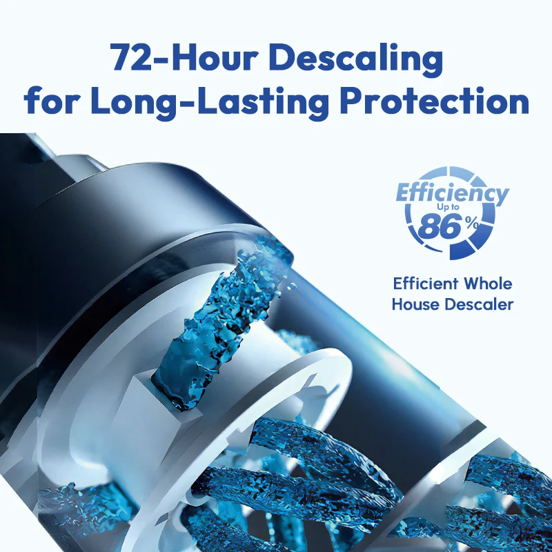 نظام STLF المضاد للتآكل من الفولاذ المقاوم للصدأ مع تقنية رقاقة SAAS كفاءة للتحكم في الكلس الكلسي المائي للاستحمام