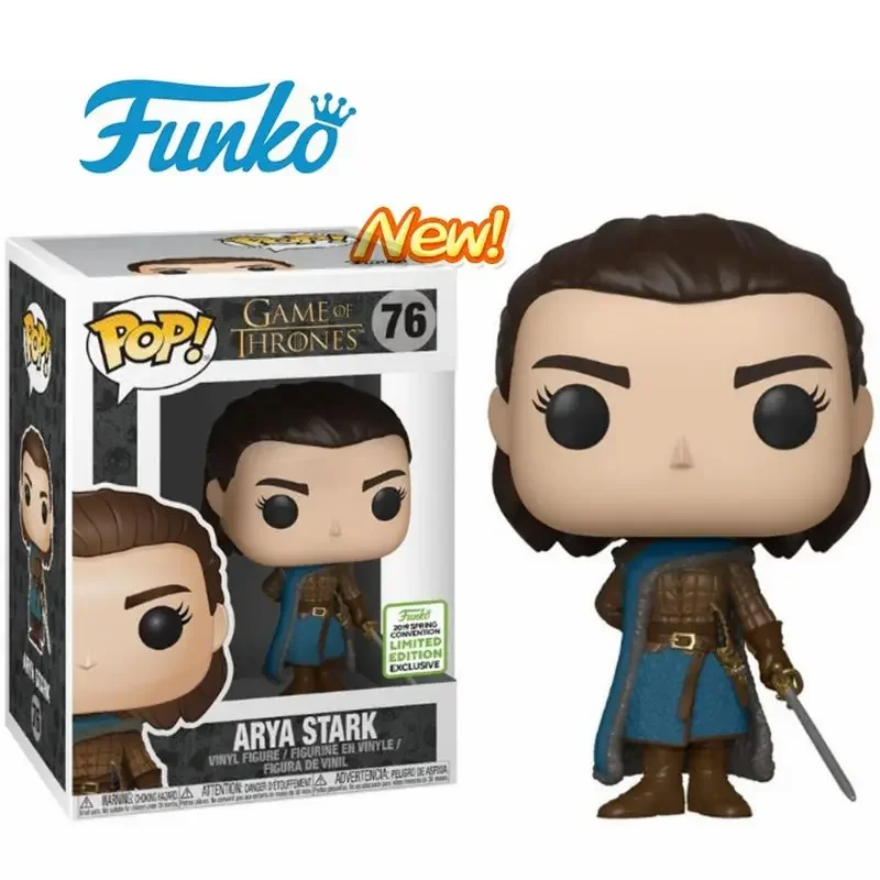 НОВАЯ ПОП-игра FUNKO ARYA STARK Thrones 76 #   Виниловая фигурка куклы ПВХ фигурка модель игрушки Коллекционные игрушки для детей