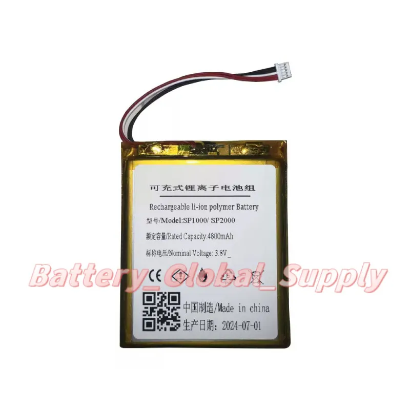 

Аккумулятор для SP1000 Mic Player 3.8v 4800mAh, быстрая доставка, новый, 1 шт.