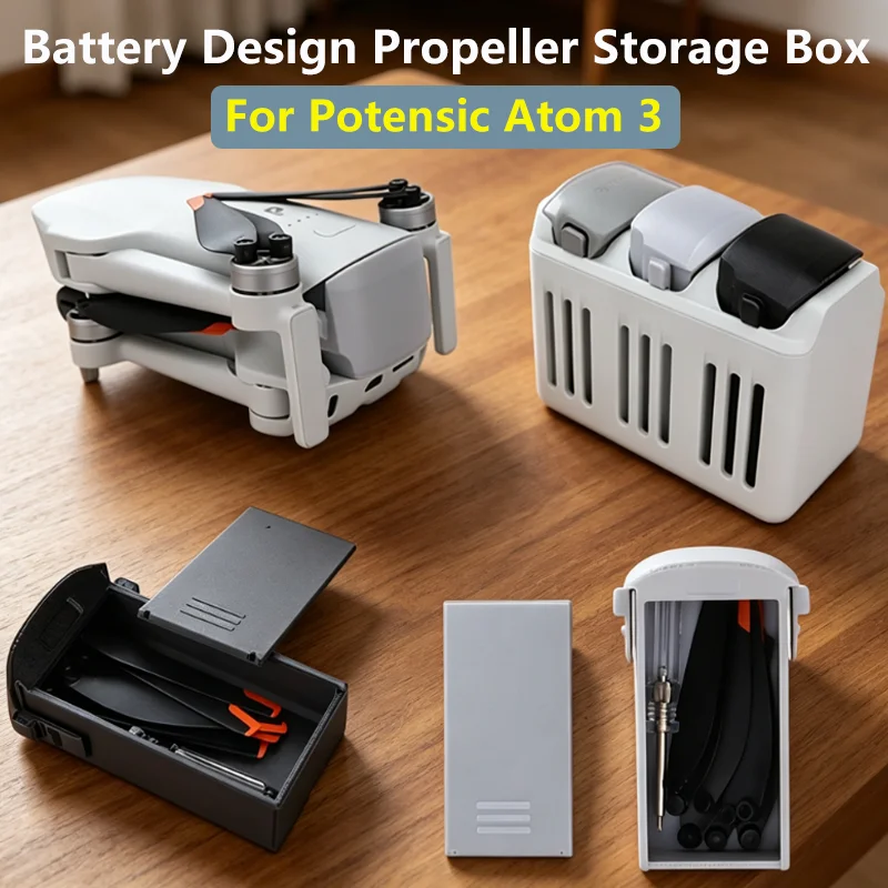 Drone Battery Case - Potensic ATOM 3 Drone Pervaneleri saklama