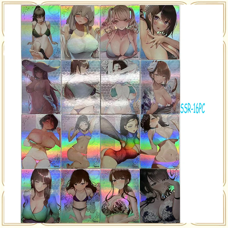 

Anime Goddess Story SSS SSR LSP Sakurajima Mai Nakano Yotsuba Tsunade Boys Play Toys Collectible Cards Christmas Birthday Gifts