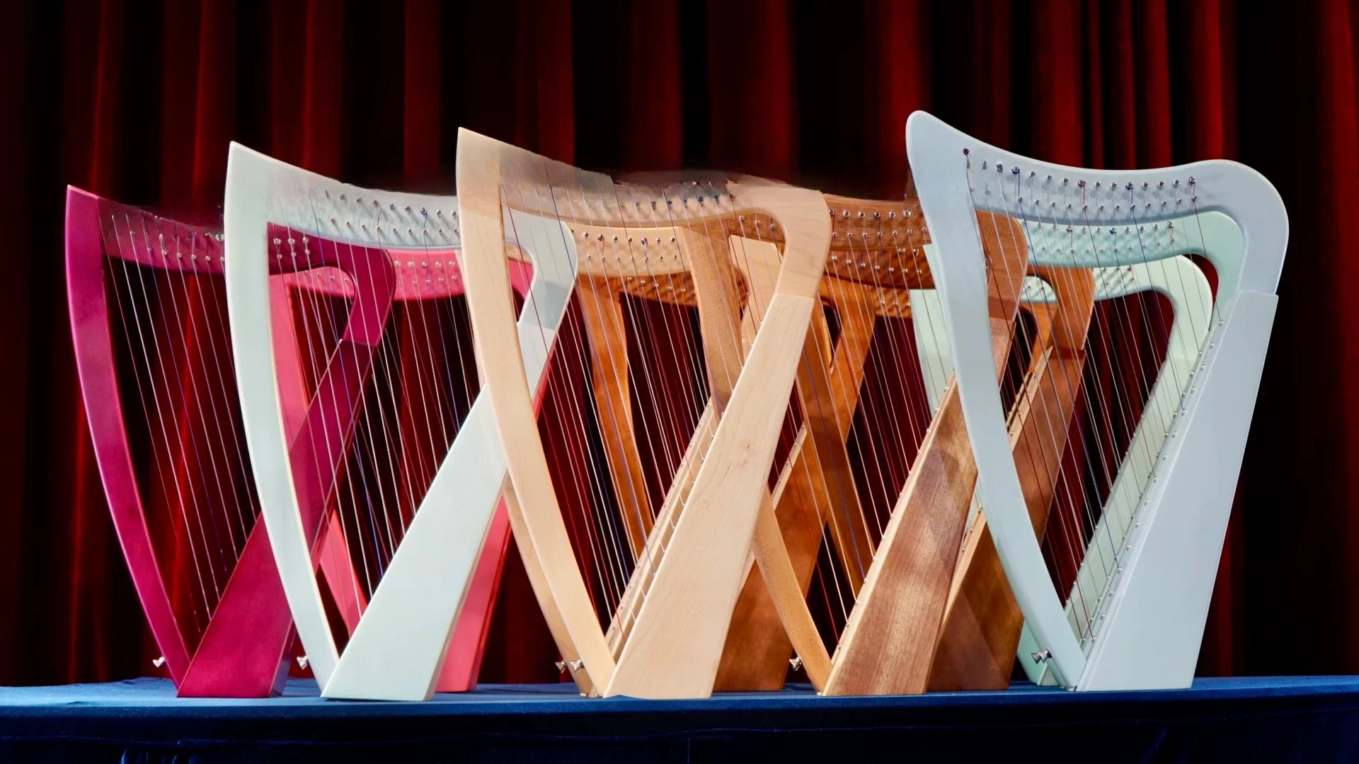 15-String Harp Professional Musical Instrument