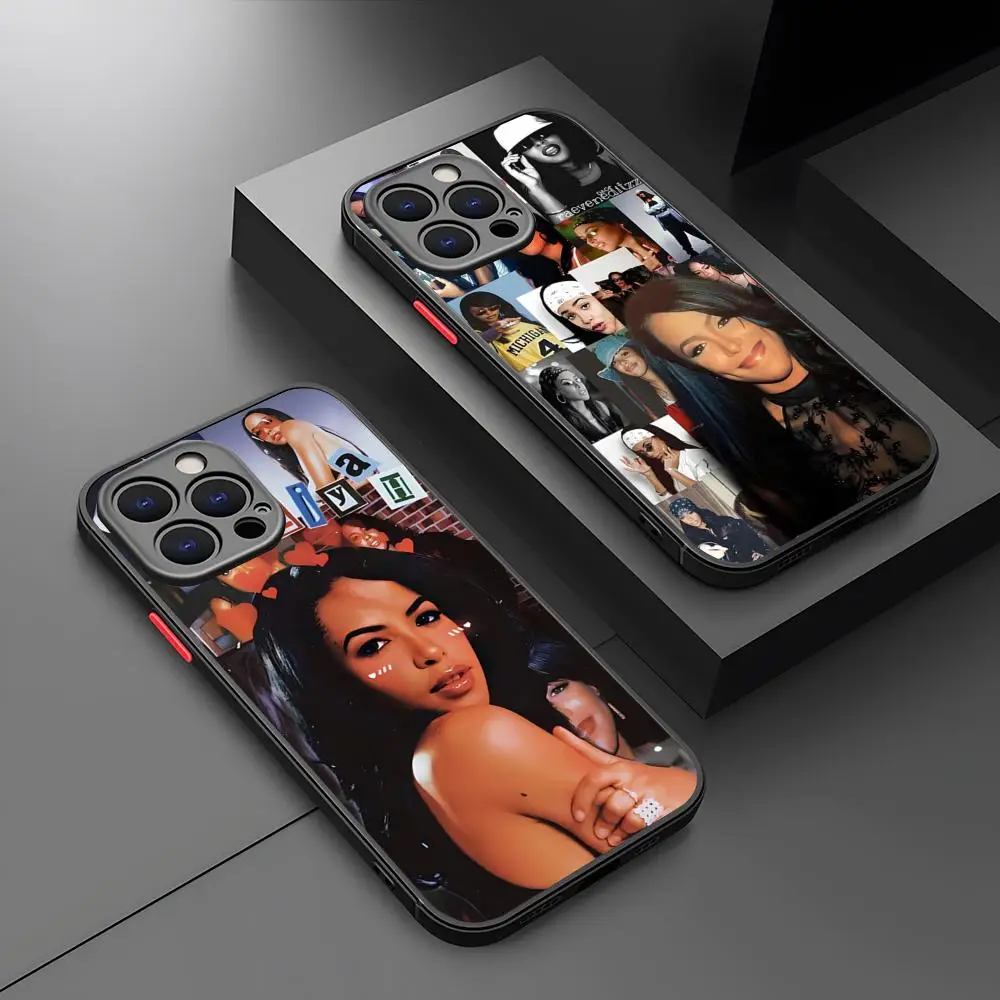 A-Aaliyah Hip Hop Music Phone Case Matte Transparent Back For iPhone 16 15 14 13 12 11 Pro Max X XR XSMax 7 8 Plus Cover