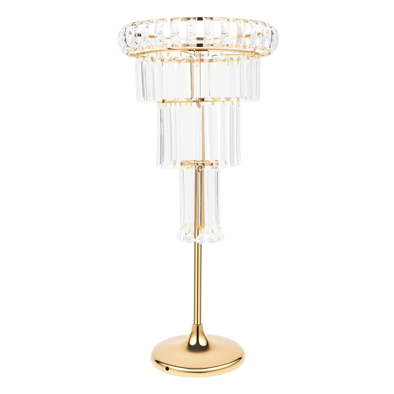 

[Рождество] 4-уровневая хрустальная подставка для цветов на свадьбу, 32,28 дюйма, круглый стол, подставка на пьедестале, золотые вазы, центральные детали, люстра, центральная часть