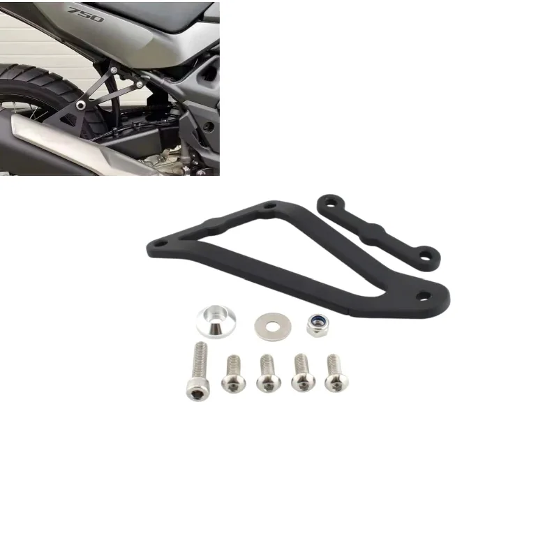 Motorcycle Aluminum Exhaust Hanger For Honda Transalp750 XL750 Transalp 2023-2024 CNC Bracket Accessories
