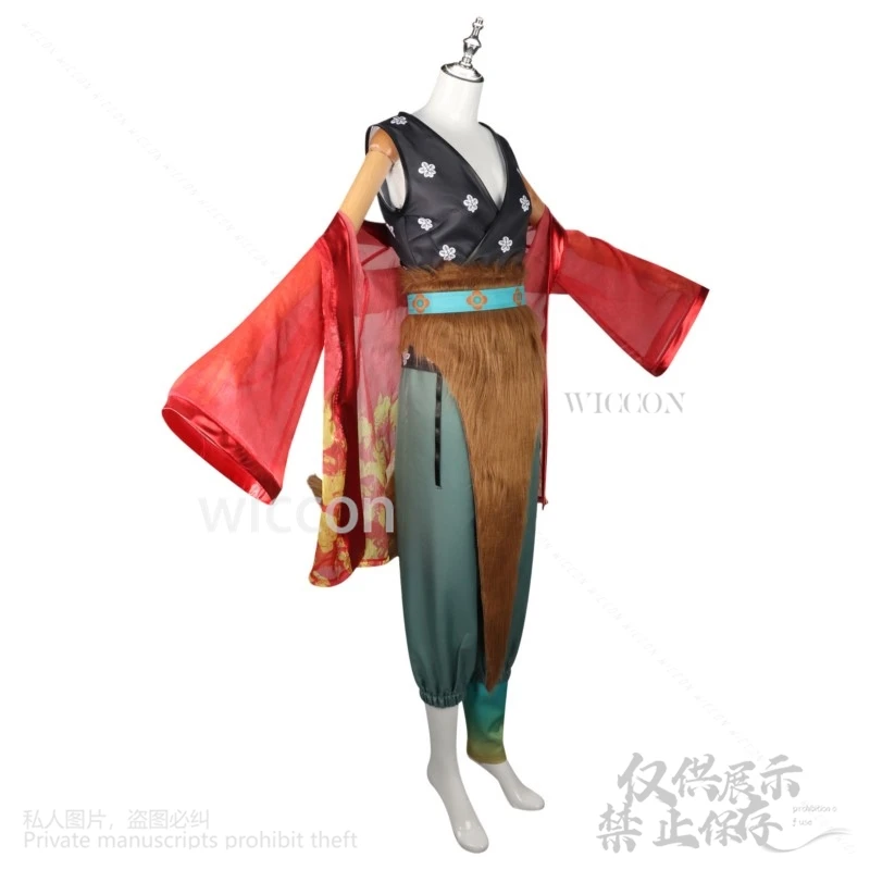 Anime Game Black Myth: Wukong Fox Genie Pingping Cosplay Costume Chinese Style Wear Sexy Dress For Halloween Cos Girl Woman Cos