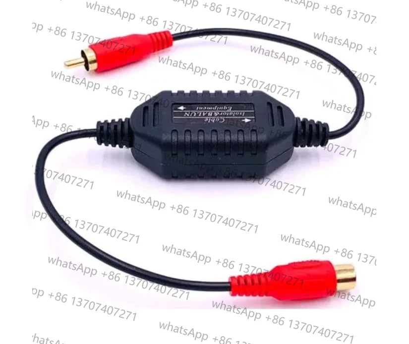 RCA Video Isolator Monitoring Video Perangkat Anti-jamming Filter Sinyal Video Lift Anti-Horizontal Moire