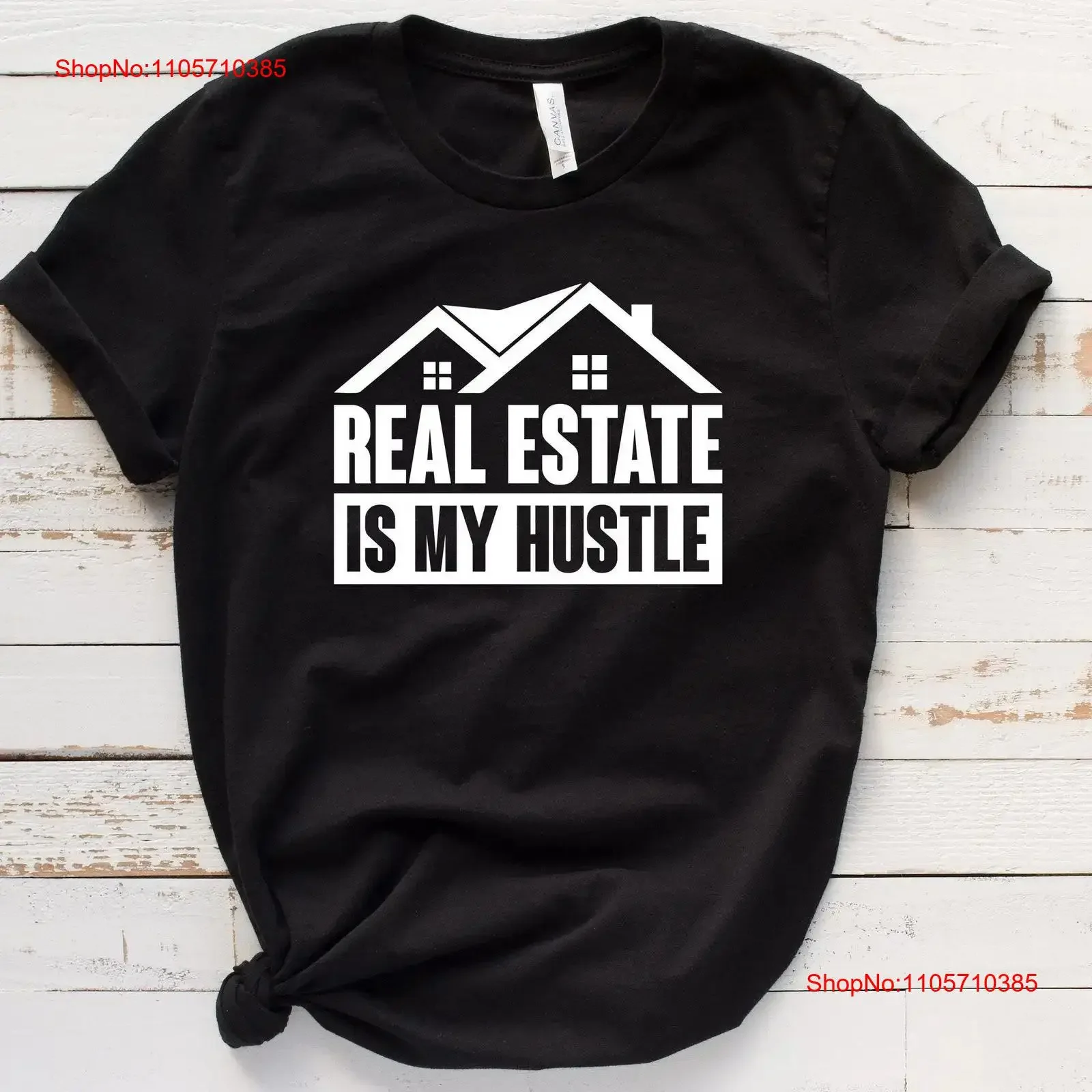 Real Estate Agent T Shirt Sweater House Flipper Investor T1792 vintage Washed Stylish Stretched Top For Everyday Wear