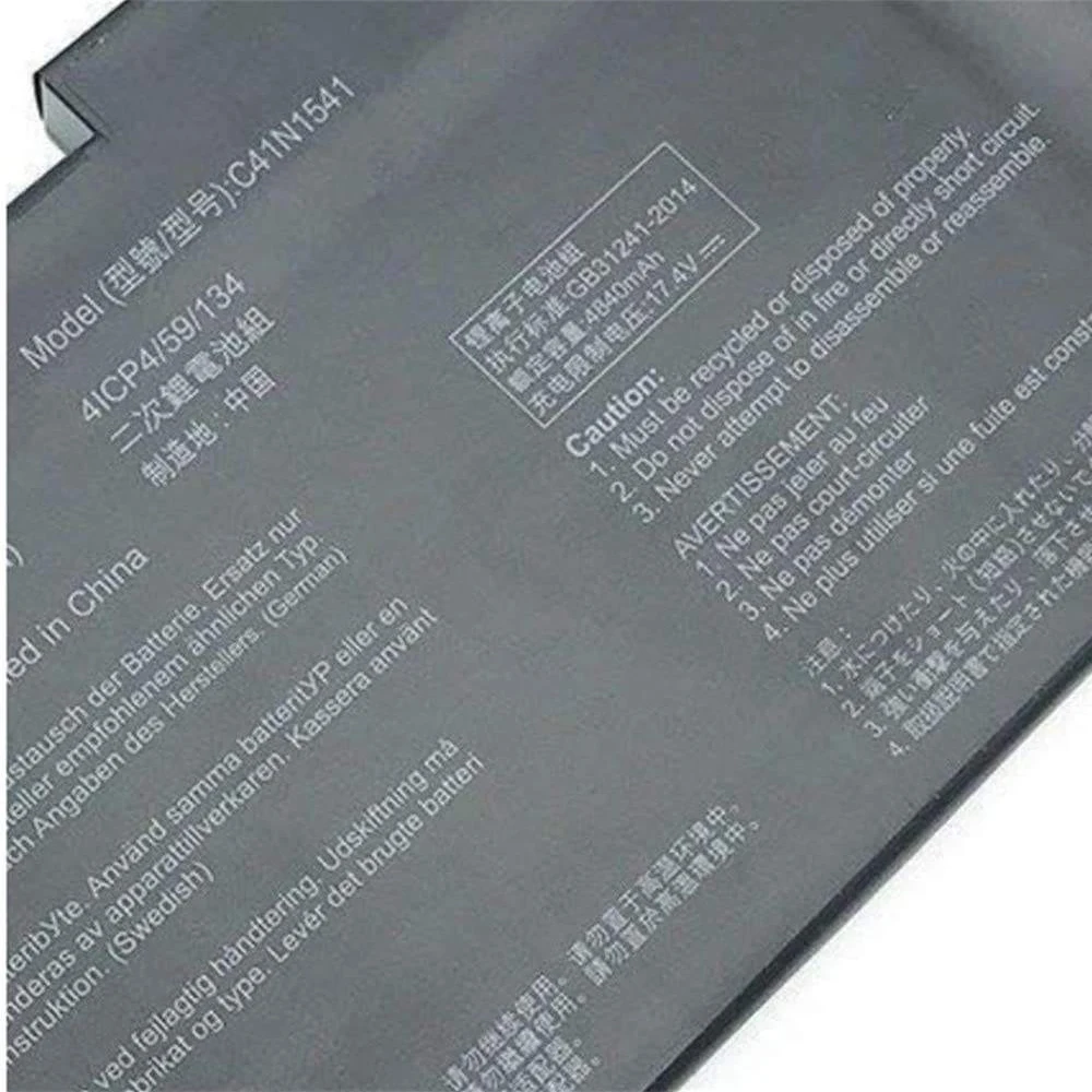 New Genuine Original C41N1541 15.2V 76Wh Laptop Battery for Asus ROG Strix GL702 GL702V GL702VT GL702VM GL702VMK GL702VSK-R