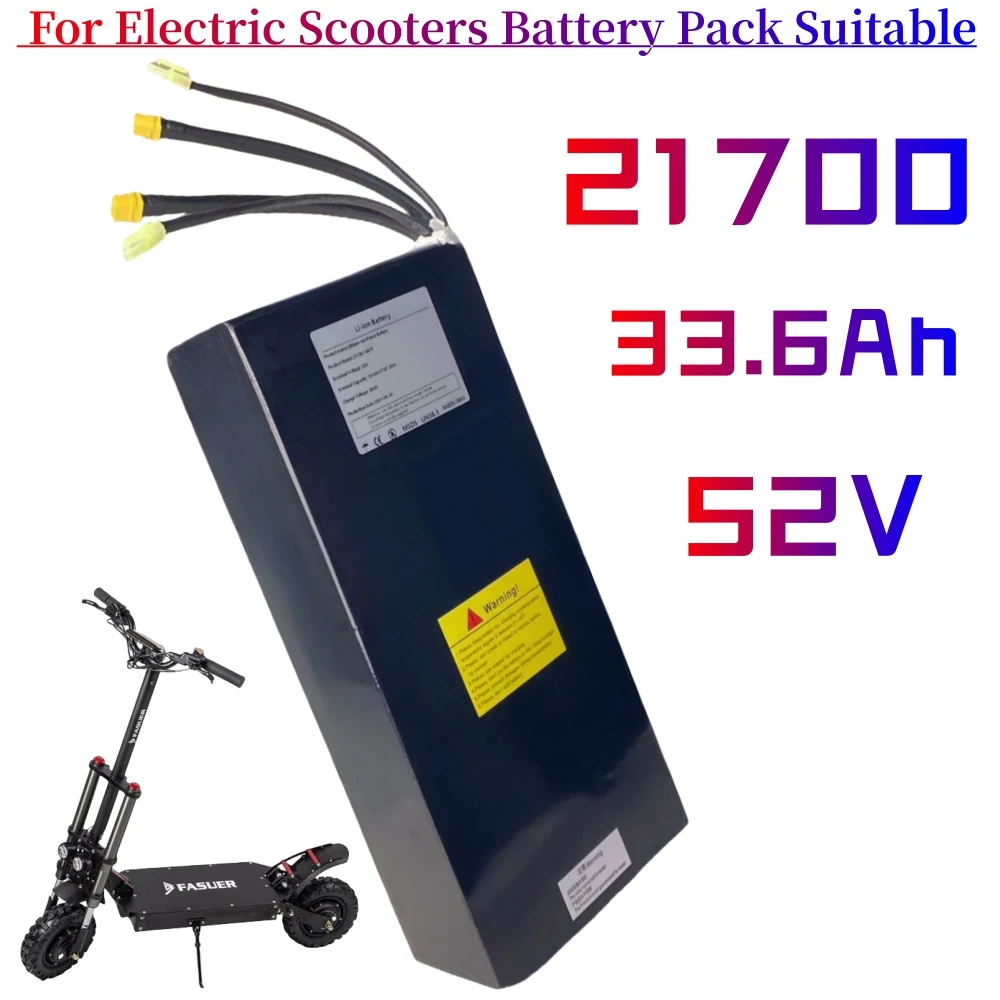 

52V 21700 33600mAh 14S7P Rechargeable Lithium Battery Pack 2000W Balance Car Electric Bicycle Scooter Tricycle Li ion Battery