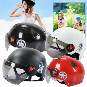 Herren-Motorradhelm, elektrisches Motorrad, Roller, Fahrrad, offenes Gesicht, Halbhelm, Anti-UV-Sicherheitshut, Fahrradkappe mit Brille 10 Hauptverkäufe helfen GPS - №5