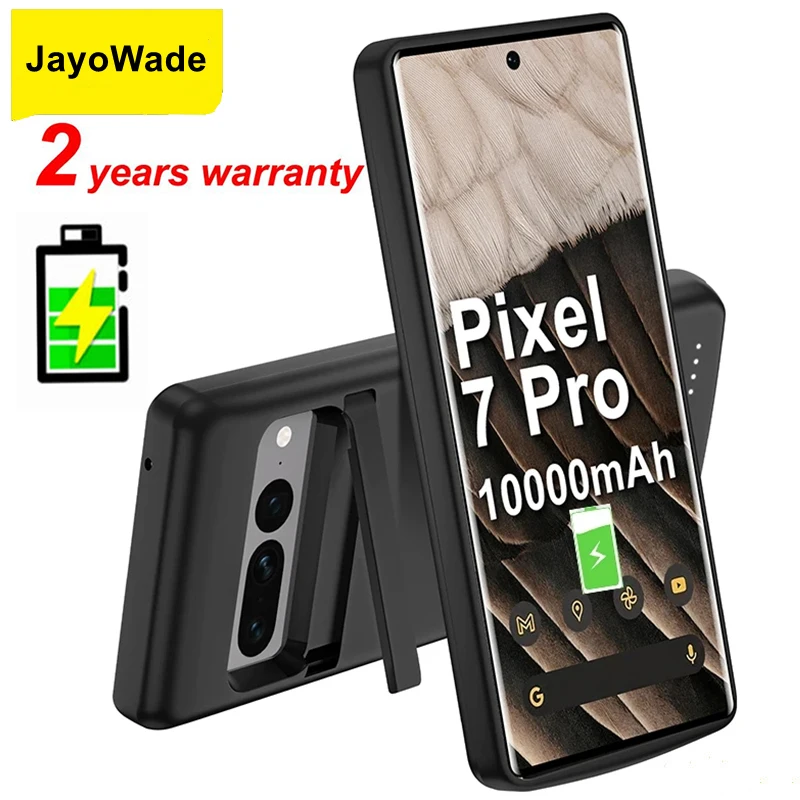 JayoWade 10000Mah Battery Charger Case For Google Pixel 7 Pro Power Case Pixel7 Power Bank Phone For Google Pixel 7 Battery Case