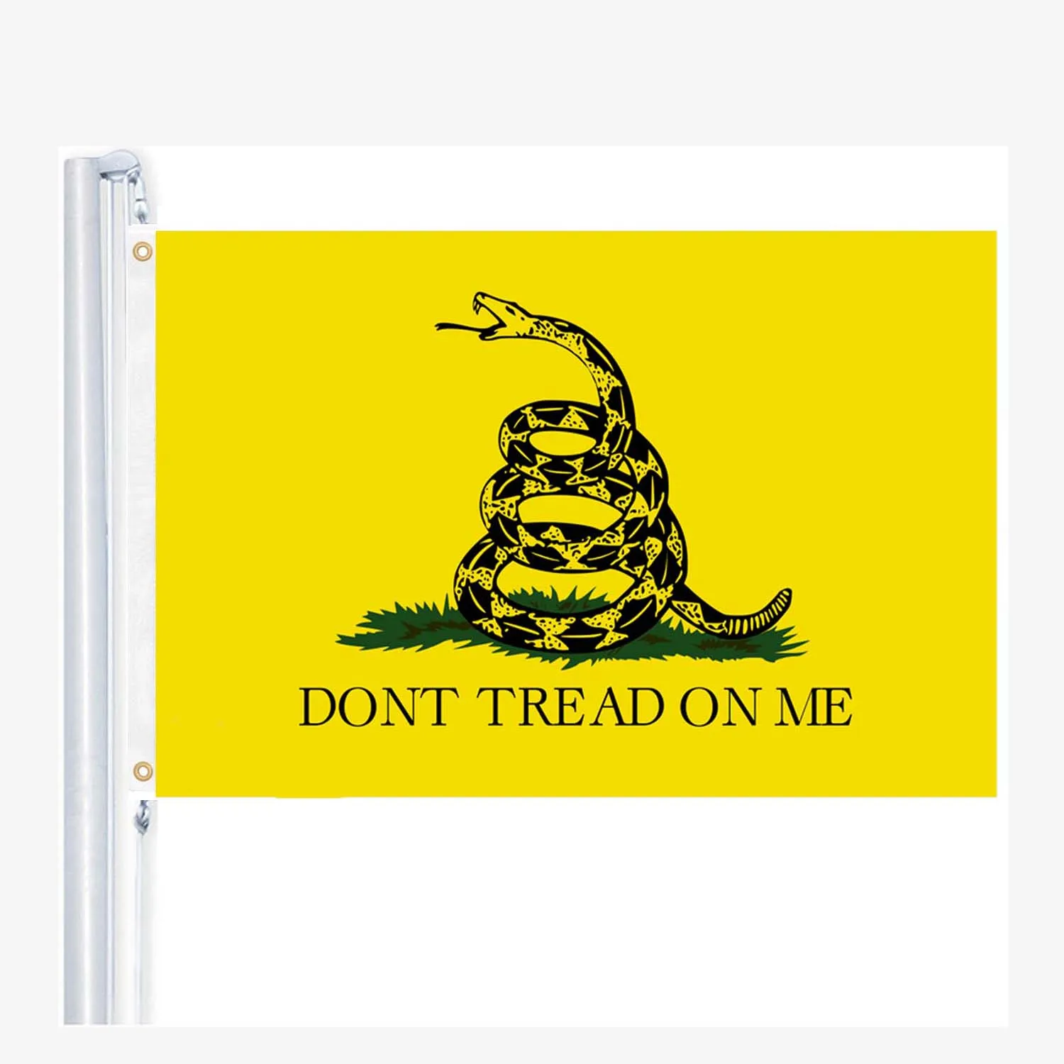 

yellow Don't step on me， flags,country 90*150CM,100% polyester