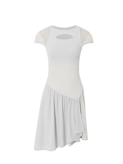 Robes d'été 2025 robe de Tennis vêtements de Golf pour femmes Sexy dos nu col rond taille coupe jupe cintrée robes courtes