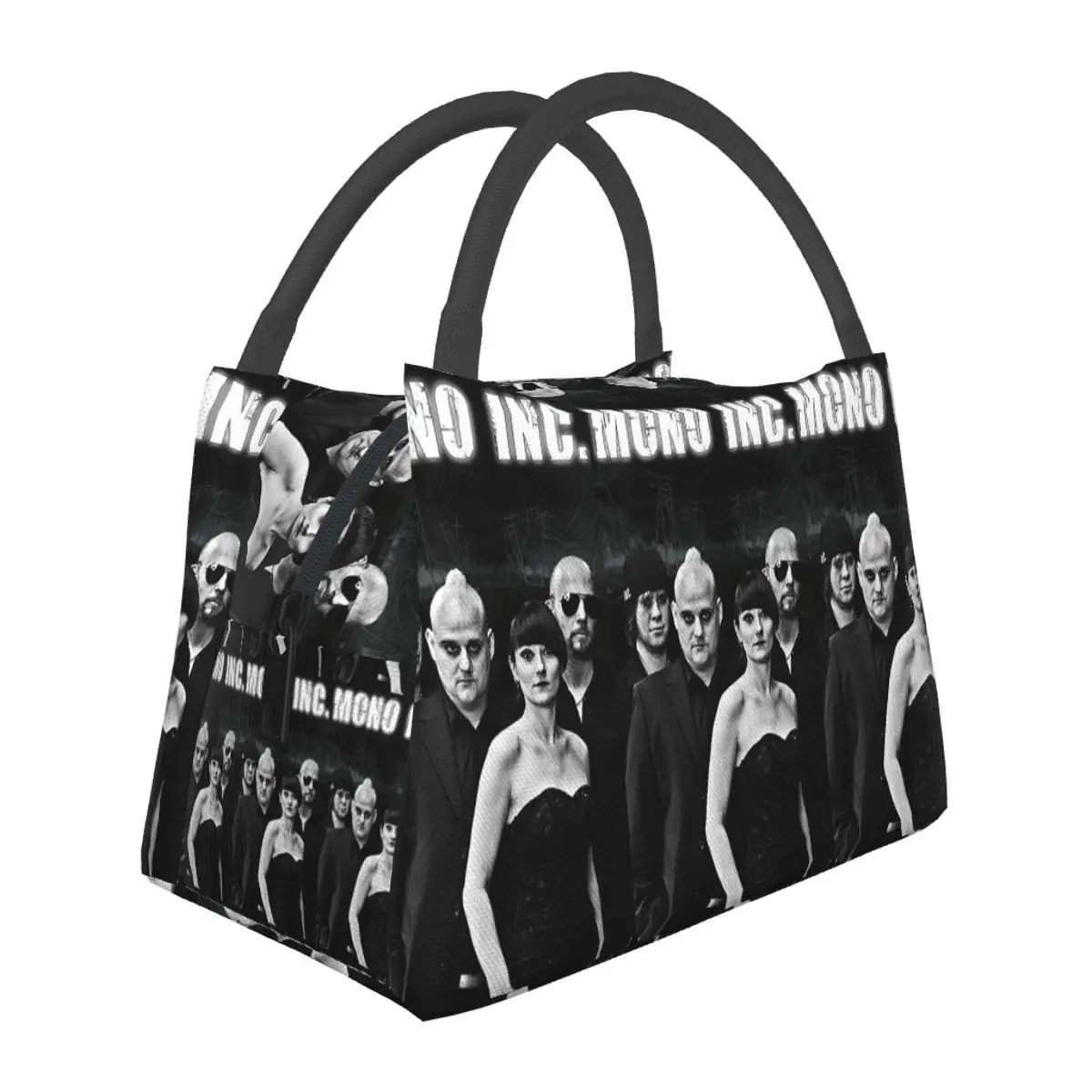 

MONO INC Goth Rock Music Insulated Lunch Bag for Women Picnic Storage Food Boxes Container Cooler Thermal Lunch Box Tote